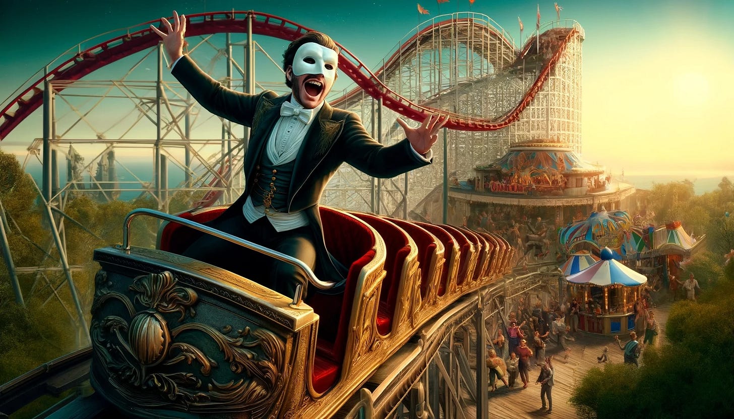 “The Phantom of the Opera” coaster