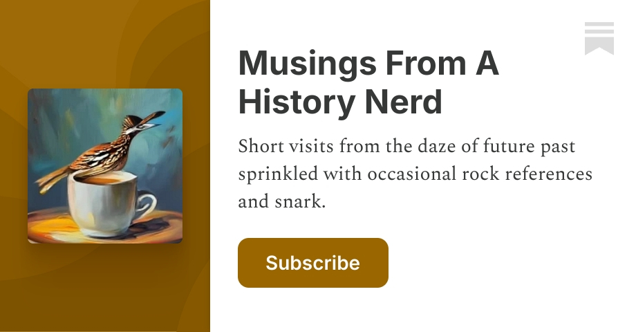 Musings From A History Nerd | Jude Johnson | Substack