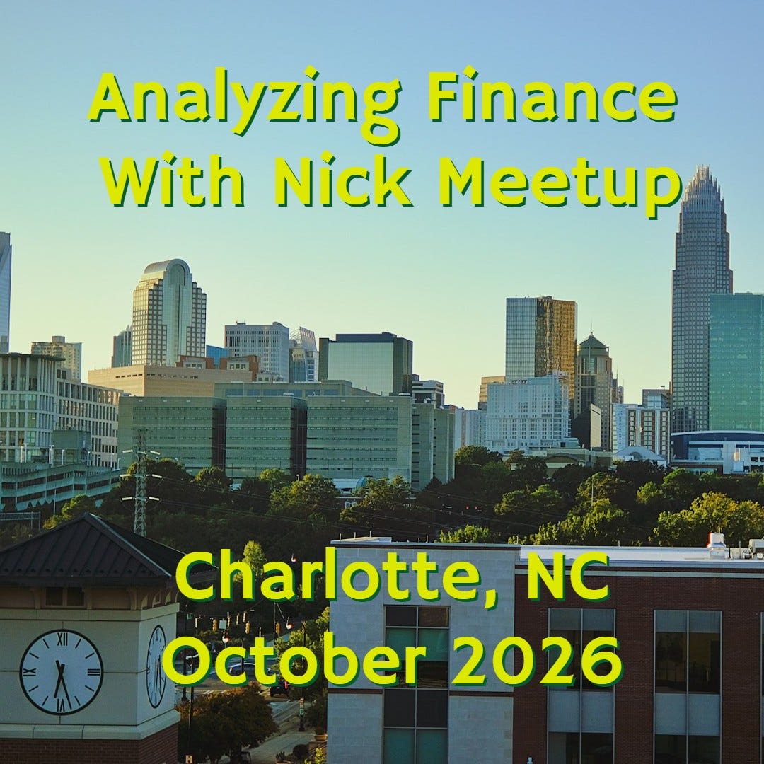 The Analyzing Finance with Nick Tour Heads South