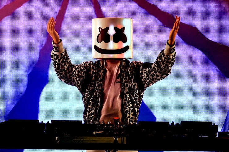 Marshmello live oct 20 2018 billboard 1548
