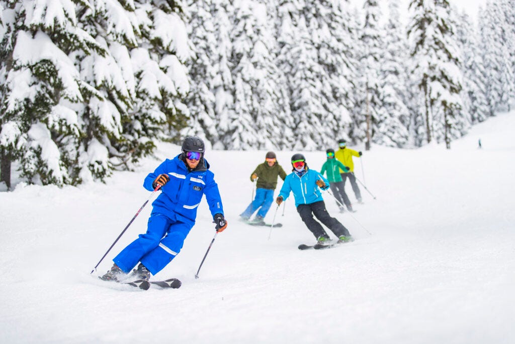 Vail Resorts - people skiing