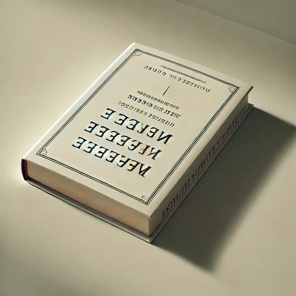 A closed book lies on a clean surface with its cover text clearly shown upside-down, making it obvious the book is flipped on its head. The setting is minimal and softly lit, suggesting a gentle shift in perspective.