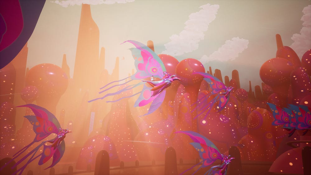 Paesaggi meravigliosi in The Artful Escape