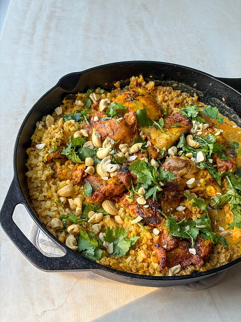 healthy and easy meals I cooked this week