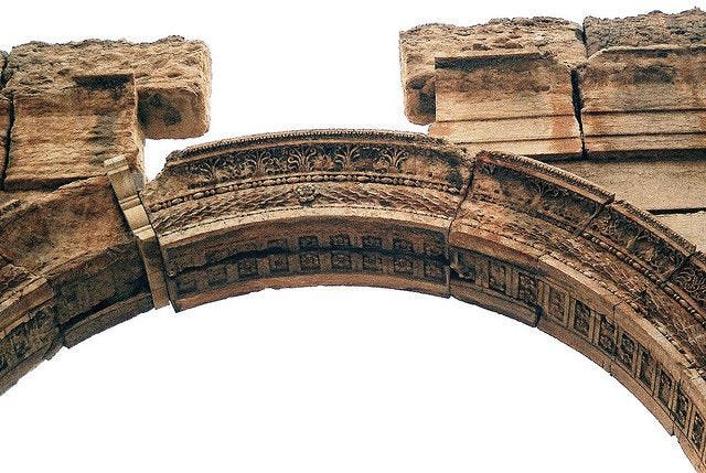 Keystone of the Monumental Arch, Palmyra