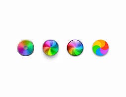The evolution of Mac's spinning wheel, which was originally introduced in  2001 as a rotating CD icon. Design Threads