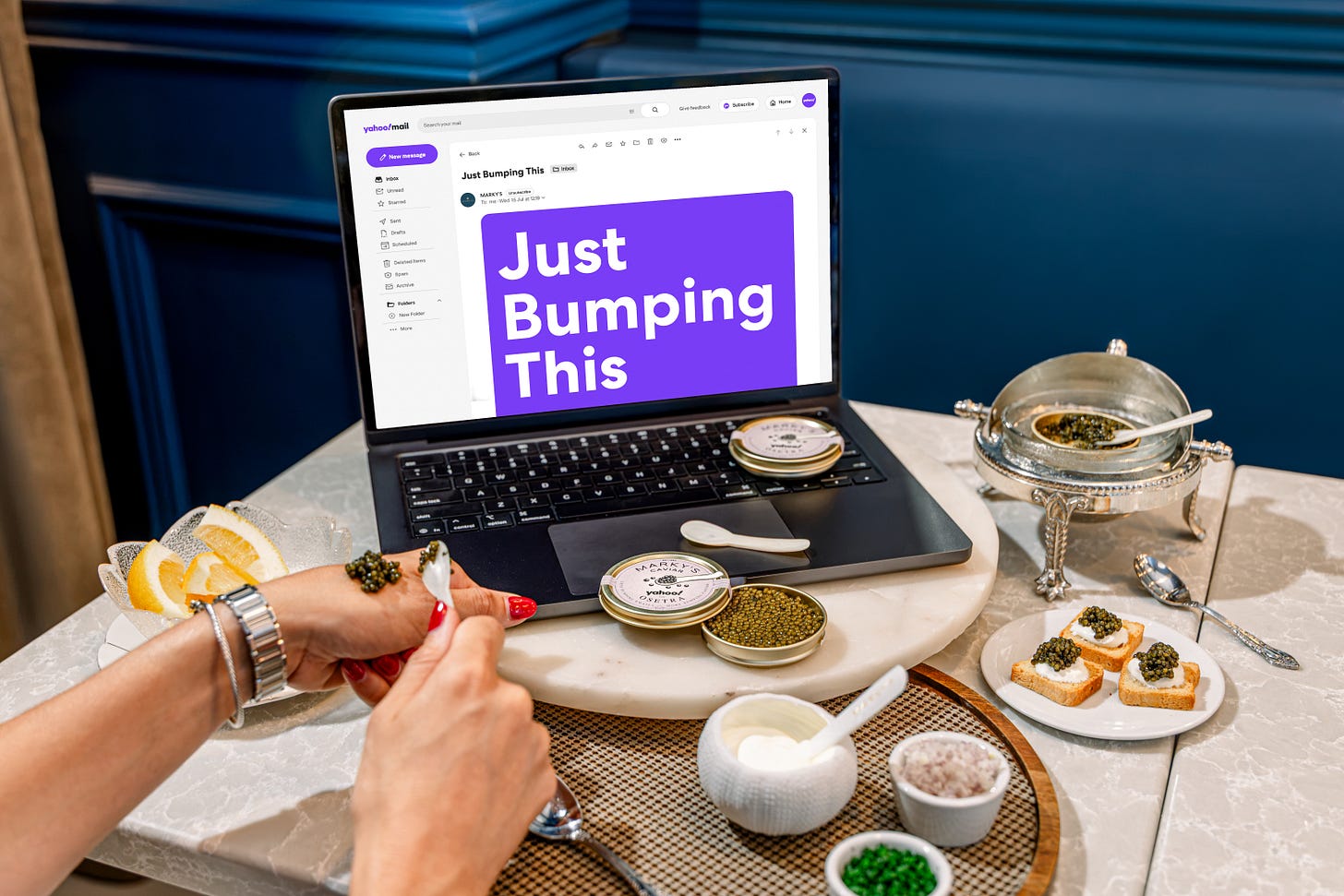Yahoo introduces collaboration with Marky’s Caviar Yahoo introduces collaboration with Marky’s Caviar