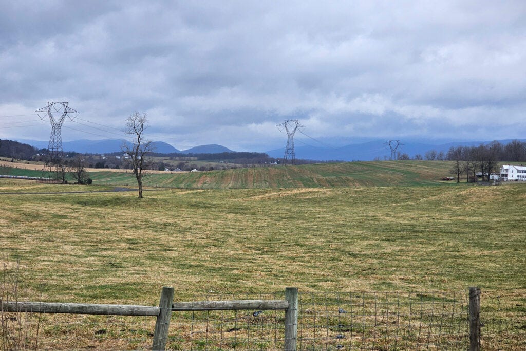 A rural landscape in Churchville, Va. Credit: Charles Paullin/Inside Climate News