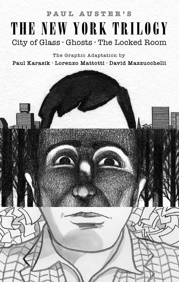 New York Trilogy by Paul Auster in graphic novel format