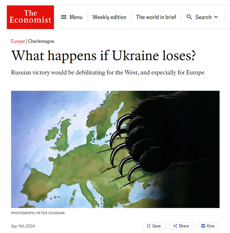 Economist Russia takes Europe