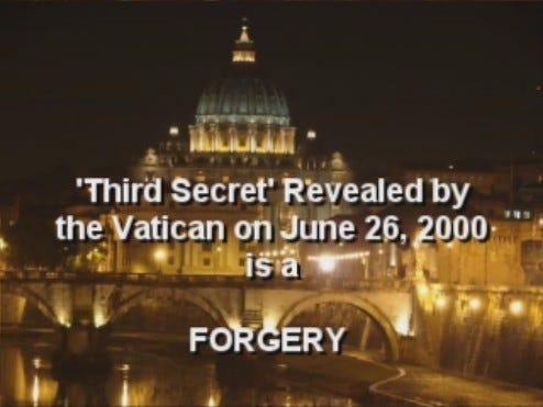 thirdsecretfalsification thirdsecretfalsification