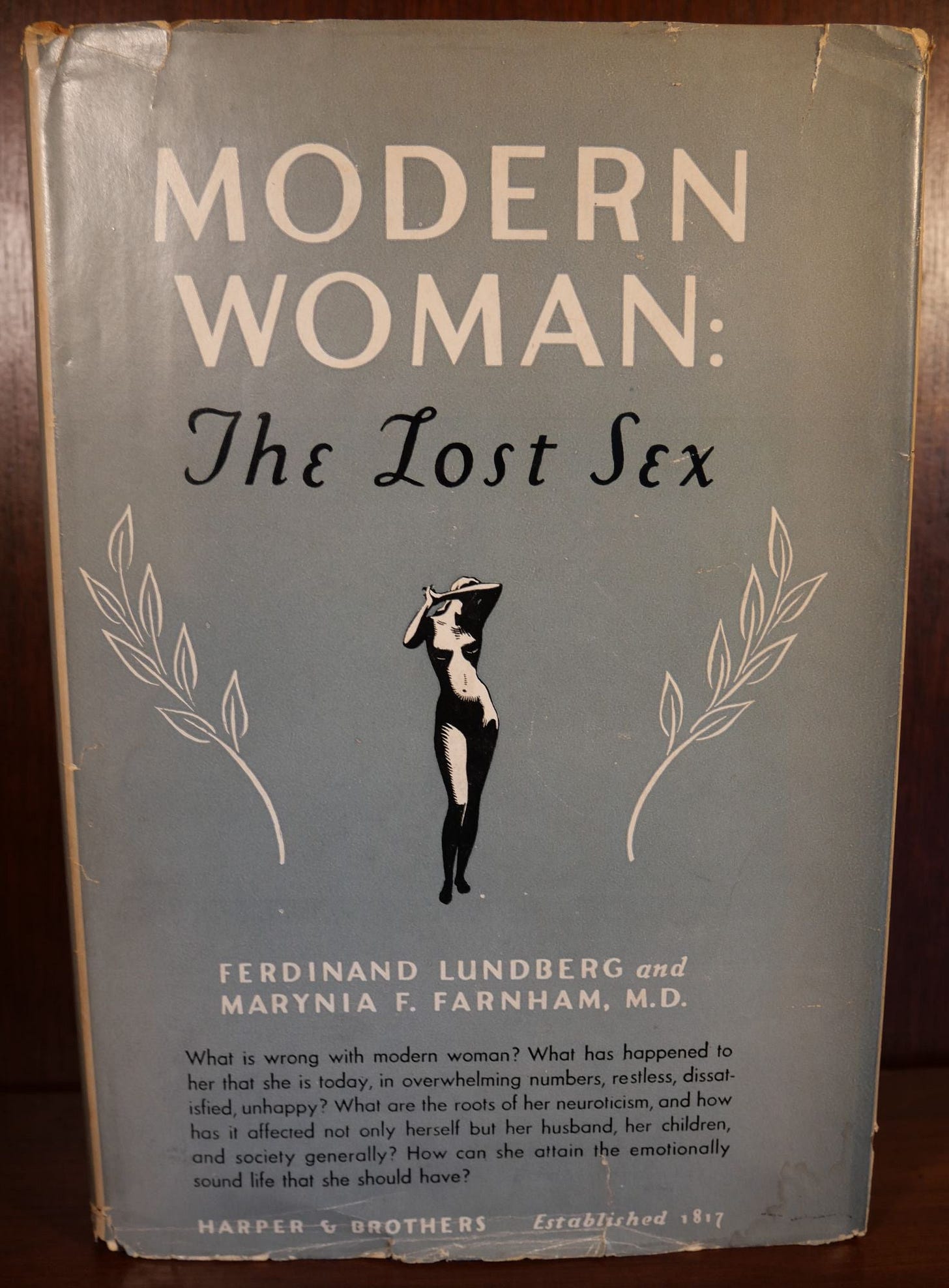Modern Woman: The Lost Sex by Ferdinand Lundberg and Marynia F. Farnham: (1947) First Edition, Early Printing. | Ernestoic Books Modern Woman: The Lost Sex by Ferdinand Lundberg and Marynia F. Farnham: (1947) First Edition, Early Printing. | Ernestoic Books