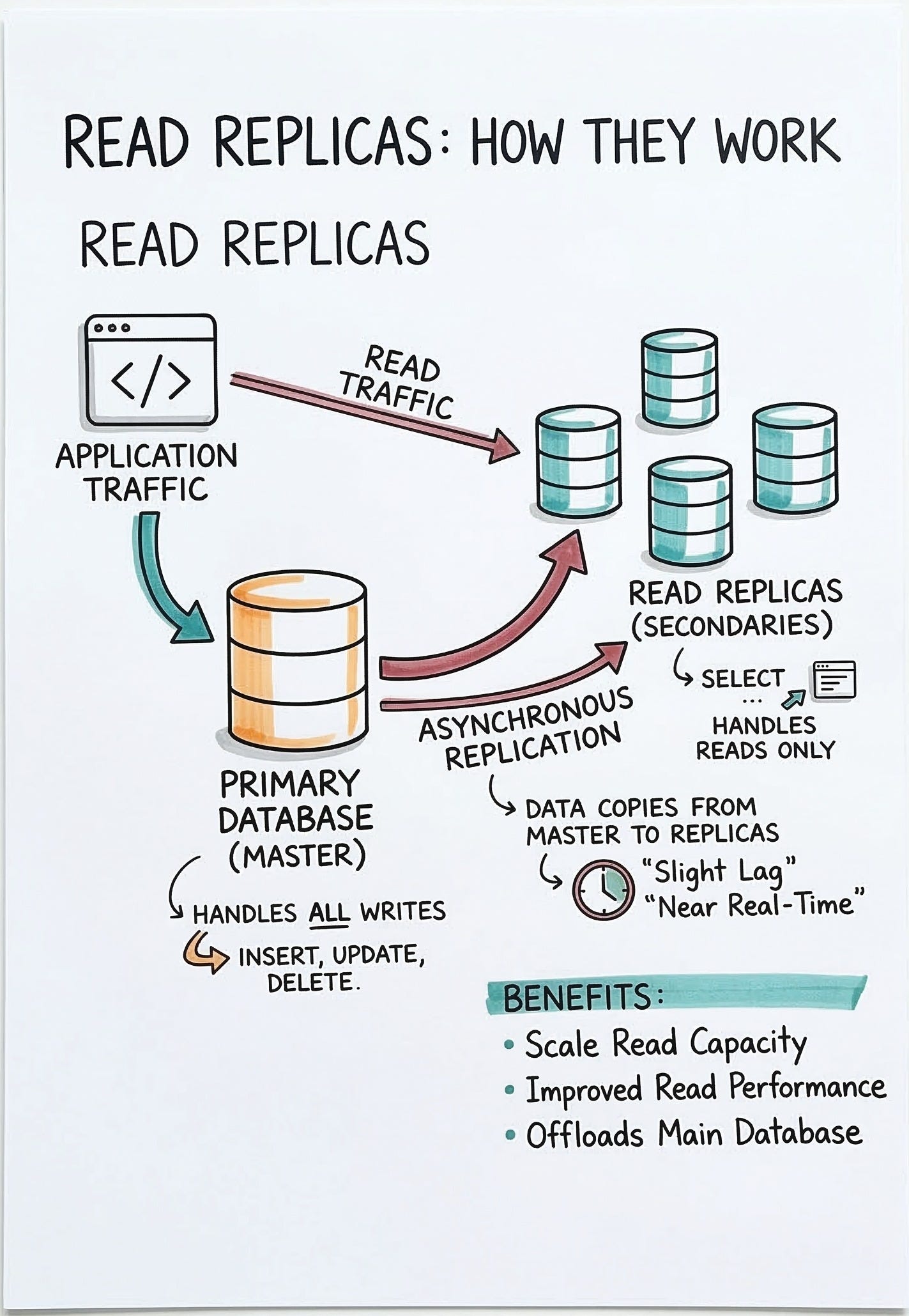 Read Replicas Explained: How Databases Scale to Millions of Reads
