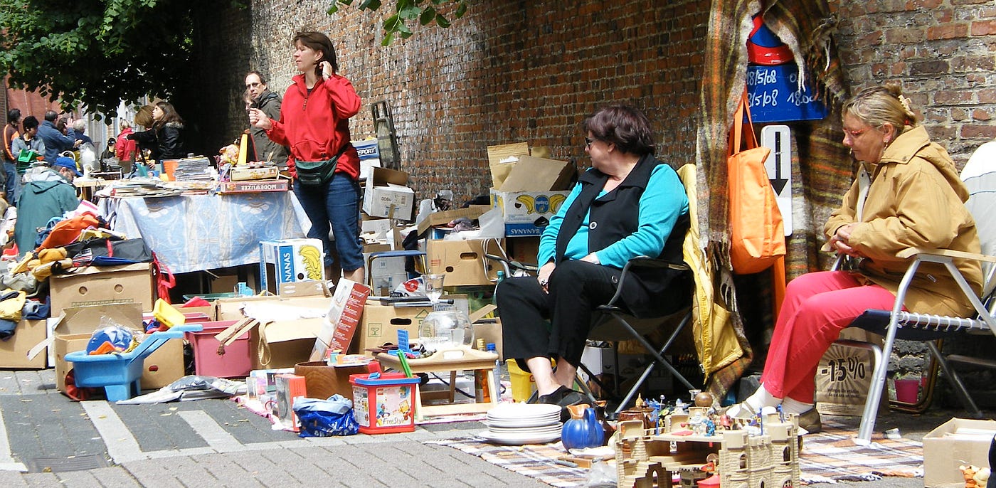 A jumble market