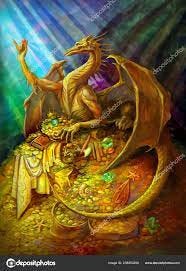 ᐈ Good dragon stock pictures, Royalty Free dragon with treasure photos |  download on Depositphotos®