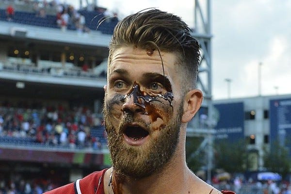 bryce harper eye black for nationals league mlb 2015 bryce harper eye black for nationals league mlb 2015
