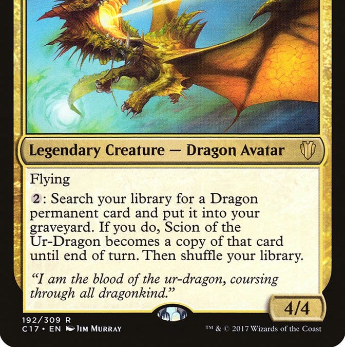 Scion of the Ur-Dragon in the New Meta