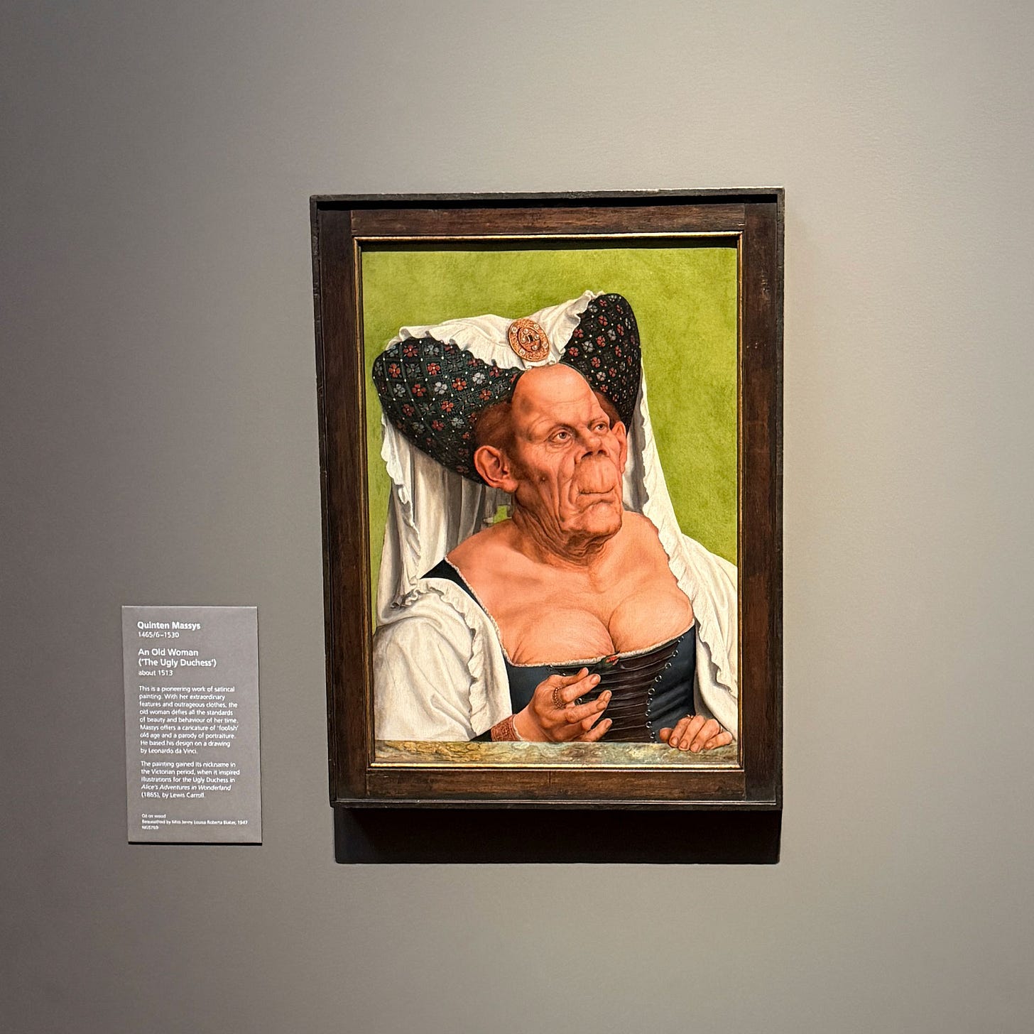 Ο πίνακας An Old Woman του Quinten Massys