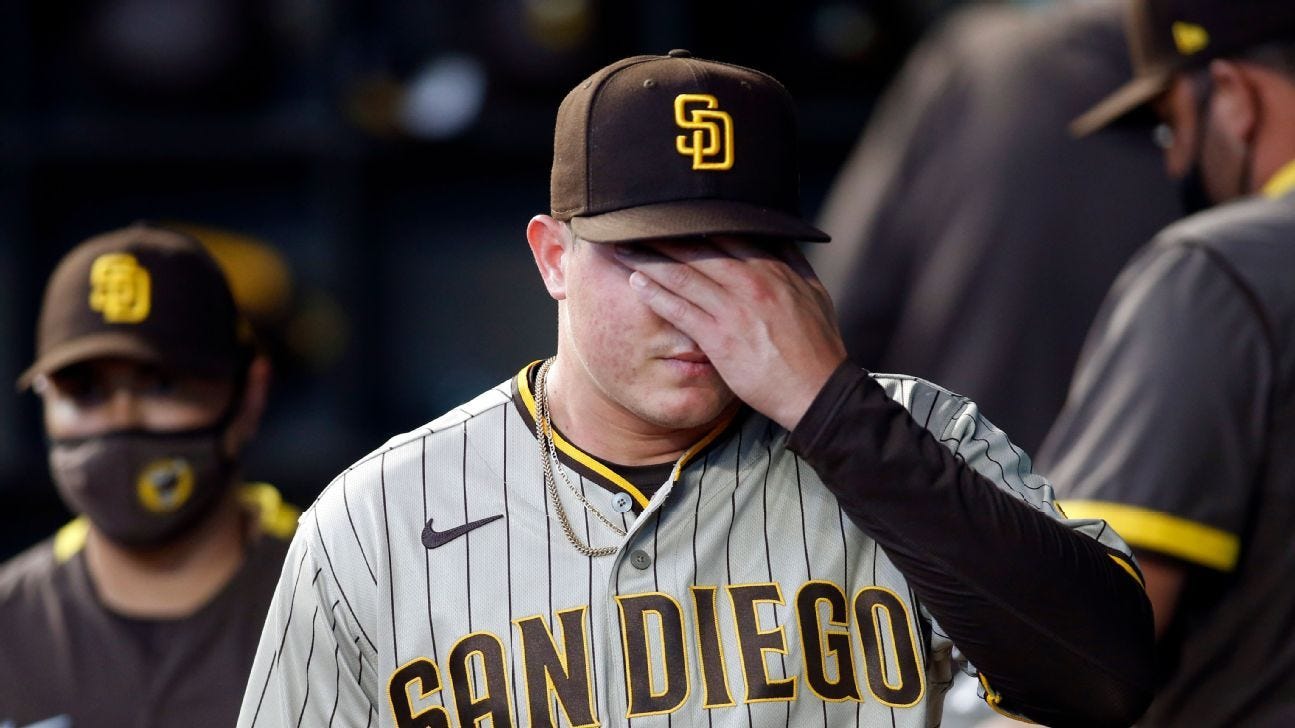 San Diego Padres LHP Adrian Morejon hits 10-day injured list