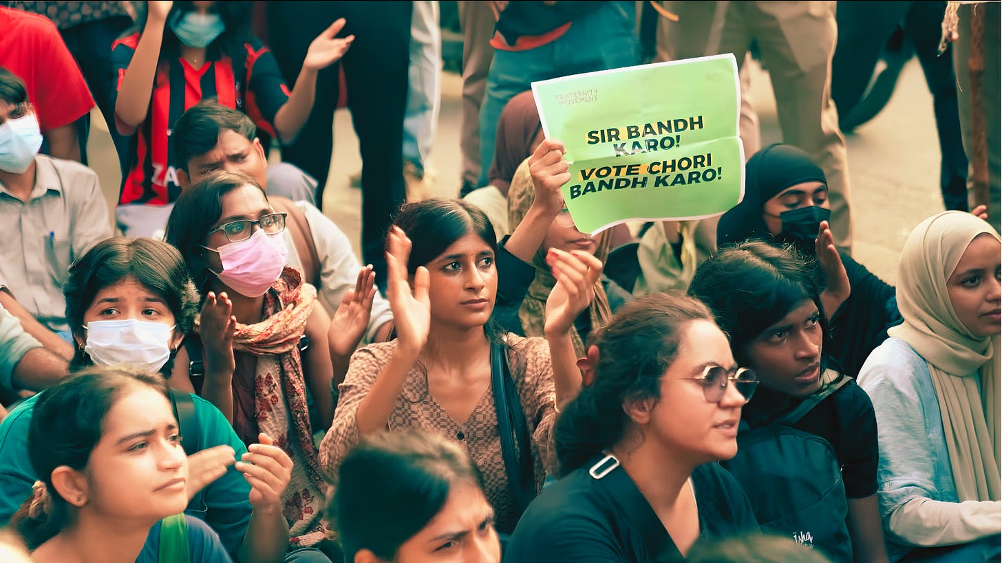 Female protesters Female protesters