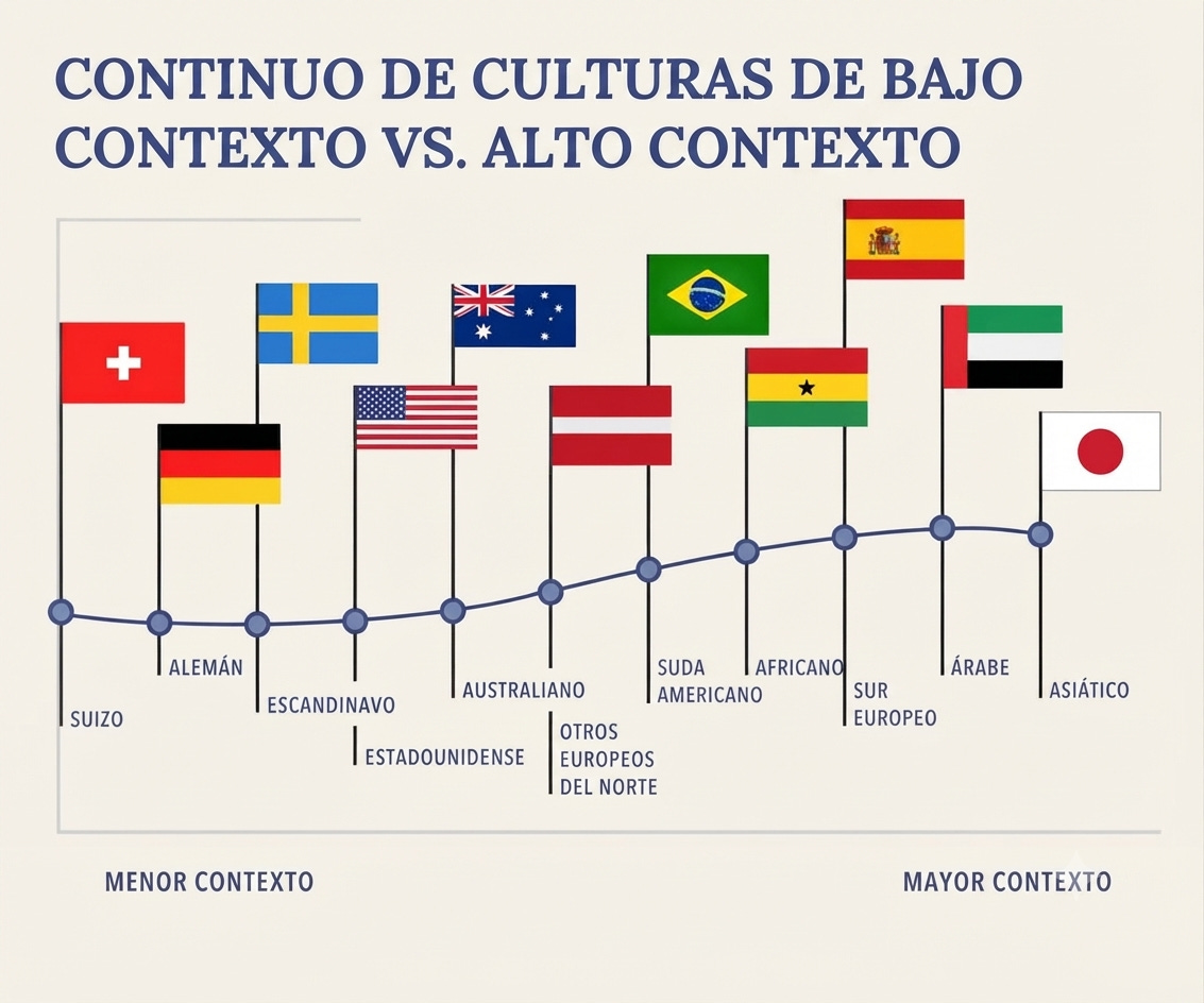 línea de alto y bajo contexto cultural línea de alto y bajo contexto cultural