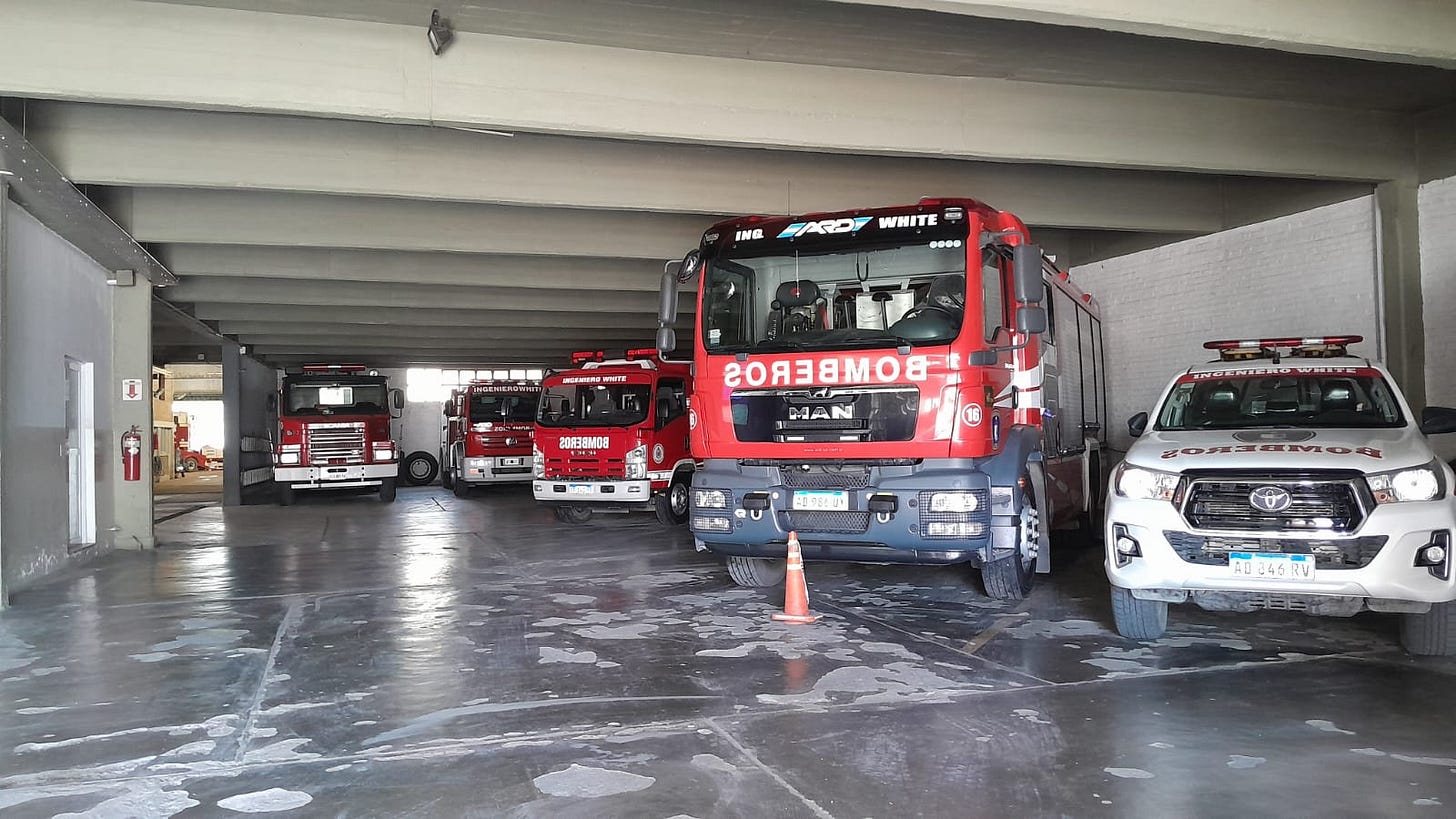 Bomberos de White atendieron hasta 7 incendios de pastizales por día: advierten por el riesgo y piden extremar cuidados