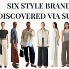 six style brands I've discovered via Substack