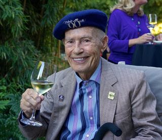 A - Grgich - CU Mike with wine glass A - Grgich - CU Mike with wine glass