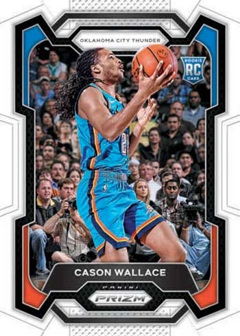 2023-24 Panini Prizm Basketball White Prizms Cason Wallace