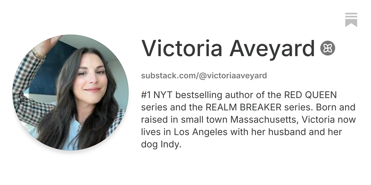 Victoria Aveyard | Substack