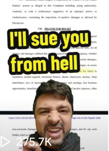 Federal Court Tells Danesh To Pay $62K Or Shut Up: Federal Judge John Steele sanctioned TikTok agitator Danesh Noshirvan. He may be finished.