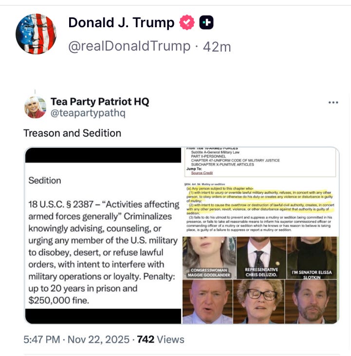 Treason and Sedition: photos of congressional democrats