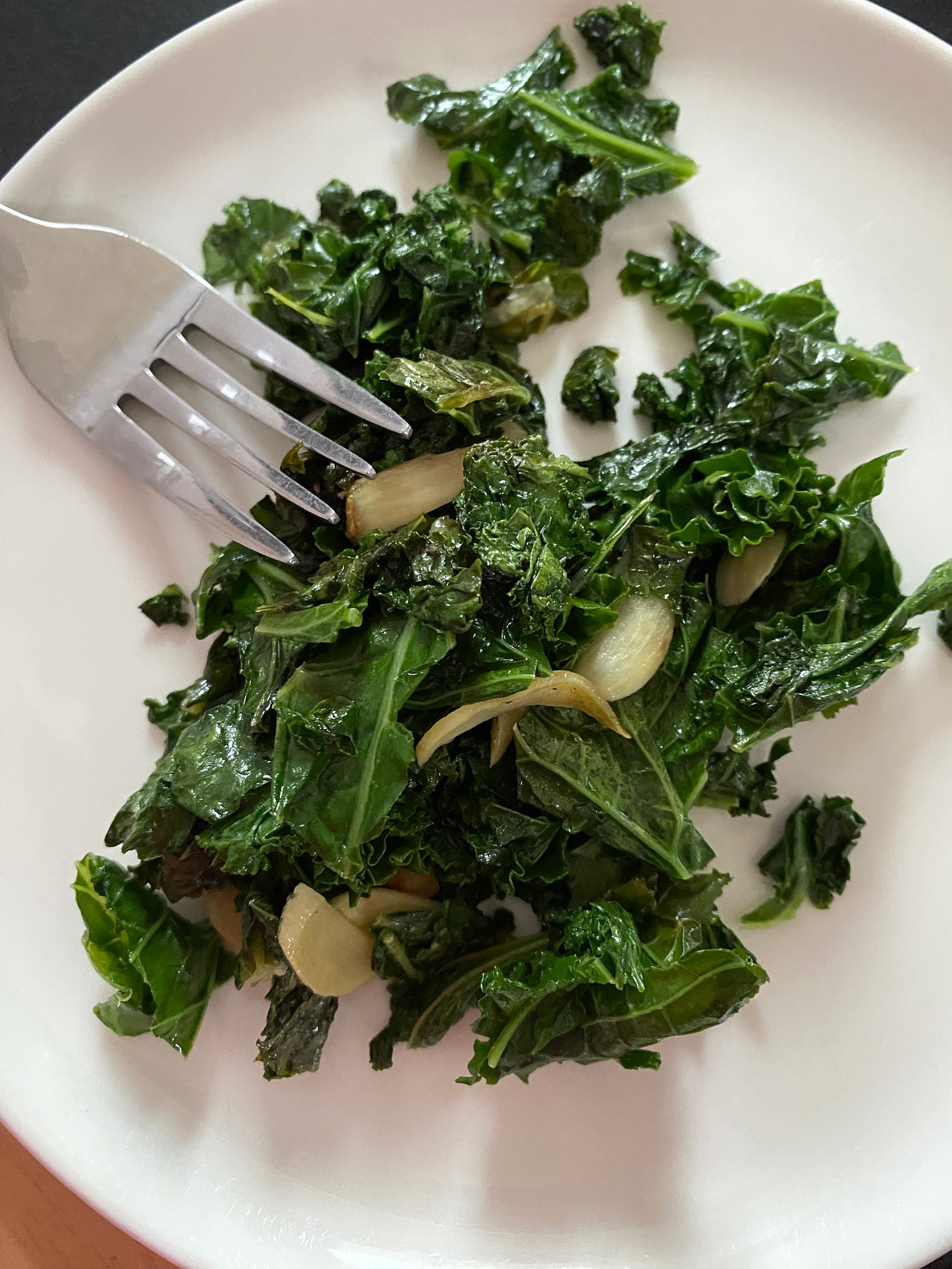 recipe for sauteed kale with garlic