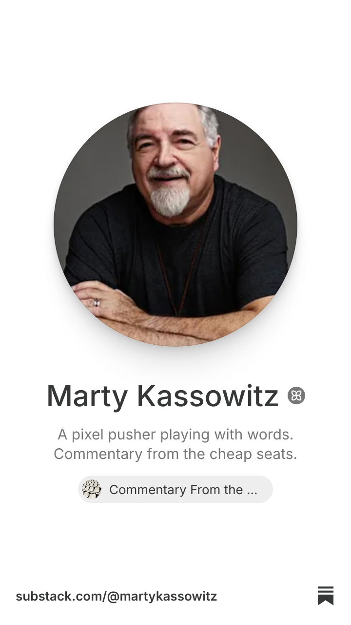 Marty Kassowitz | Substack