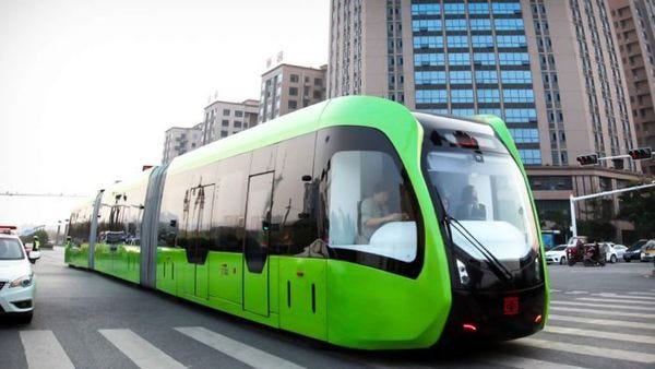 Trackless trams Trackless trams