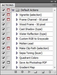 Actions panel to convert to CMYK in Photoshop Actions panel to convert to CMYK in Photoshop