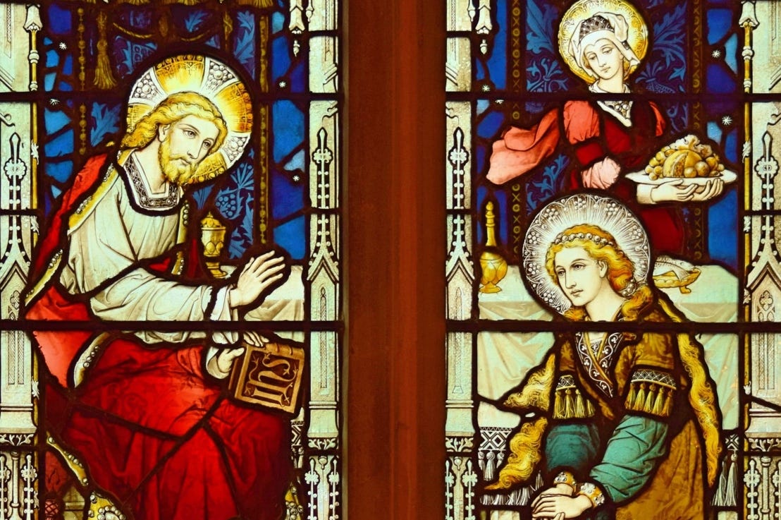 St Martha and St Mary (Luke 10:38-42)