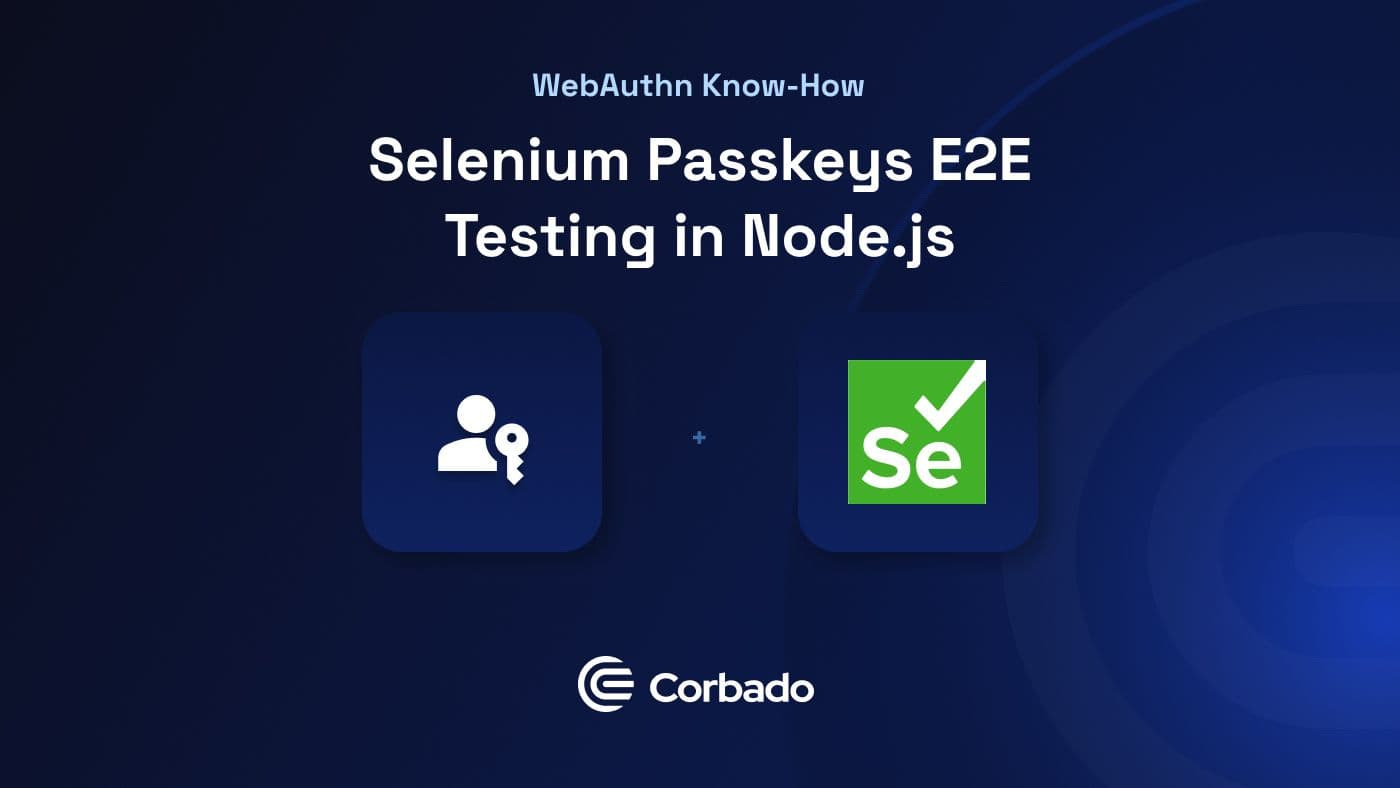 selenium passkeys testing nodejs