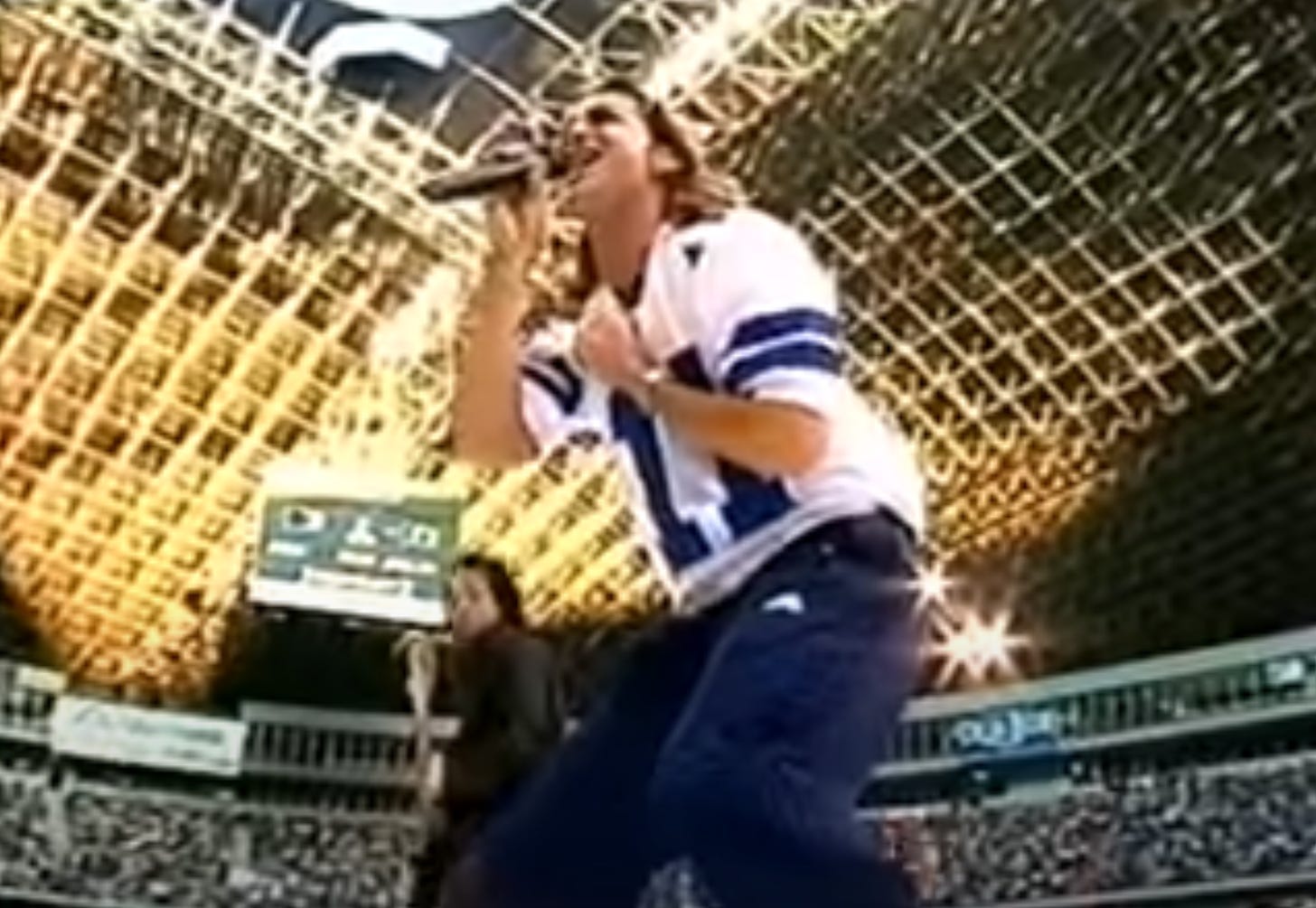 Stapp on stage at the half time show
