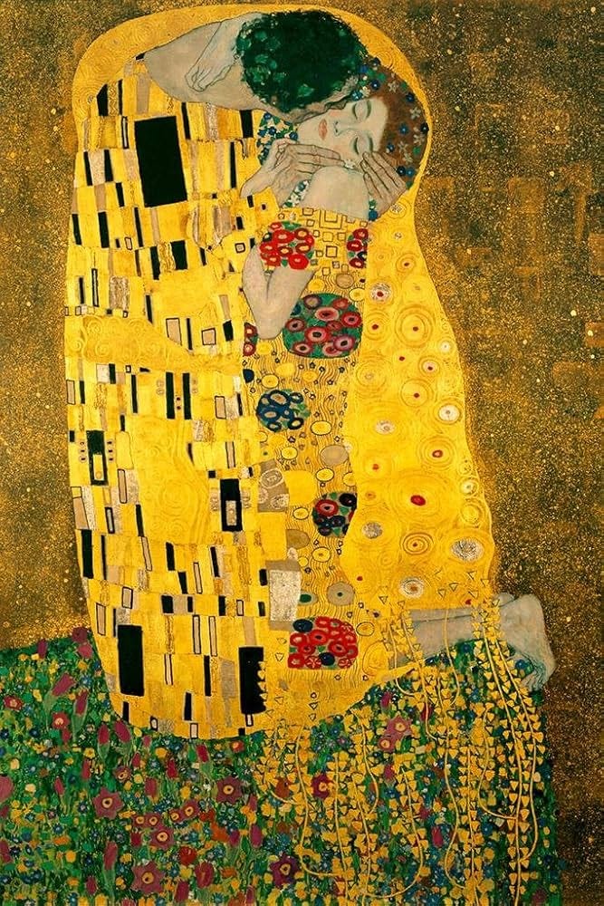 The Kiss - Gustav Klimt's - Maxi Poster - 61 cm x 91.5 cm ...