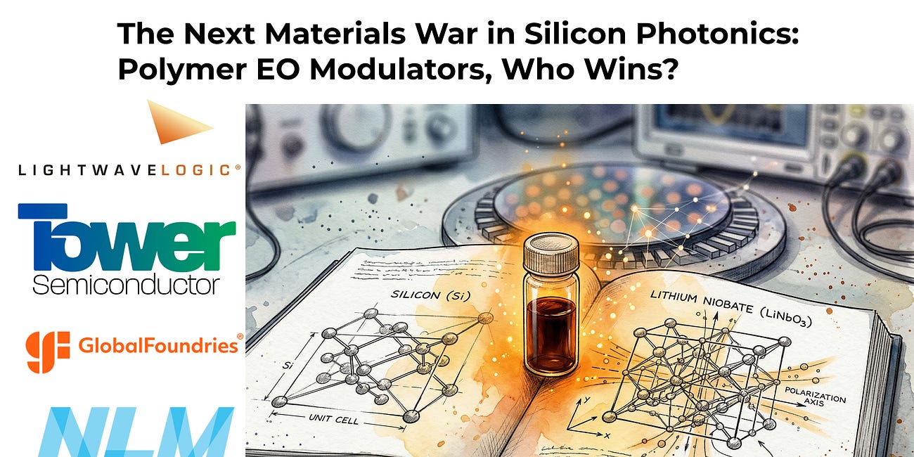 The Next Materials War in Silicon Photonics: Polymer EO Modulators, Who Wins?