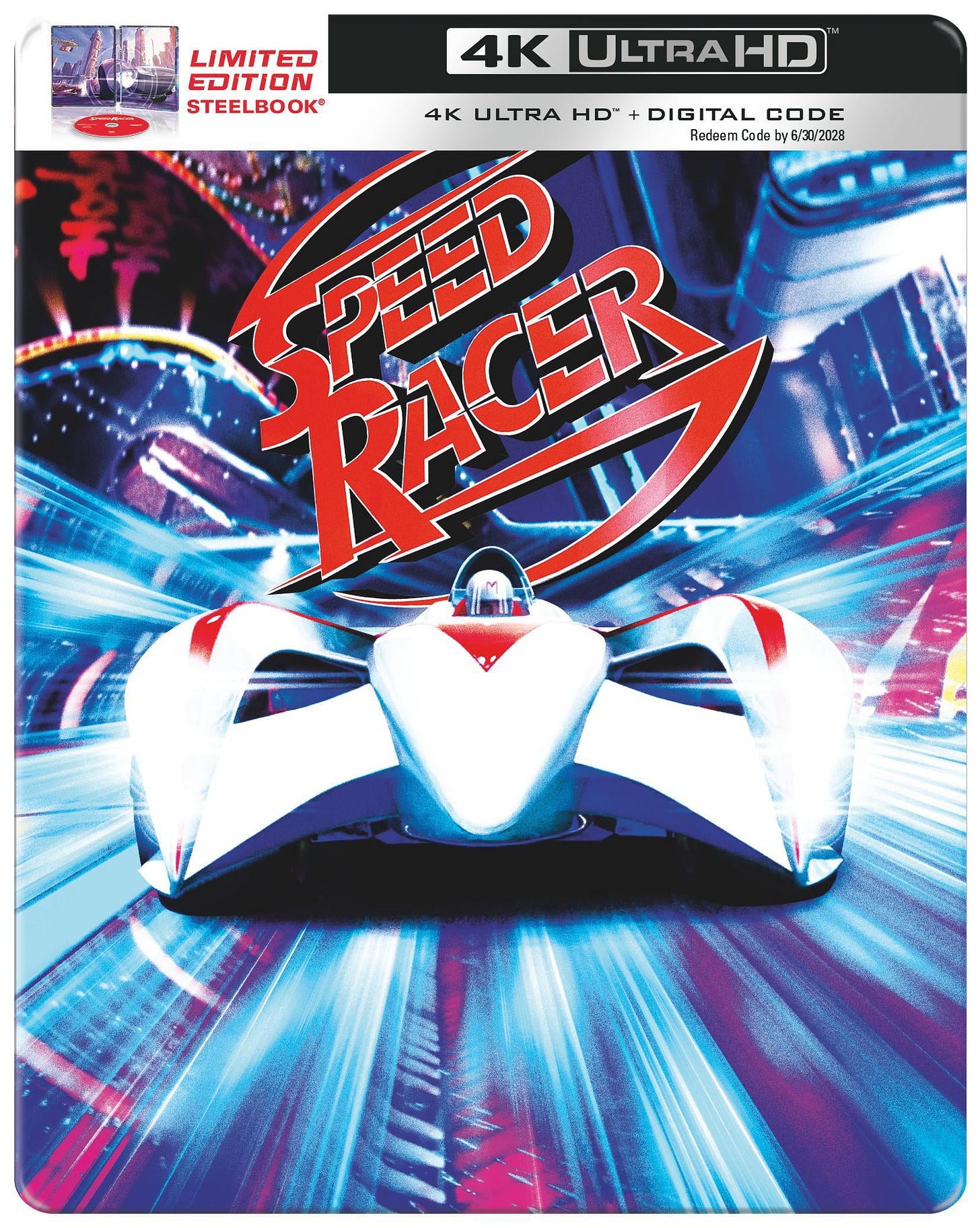 Speed Racer (Steelbook) (4K Ultra HD + Digital Copy), Action, Warner Bros.  - Walmart.com