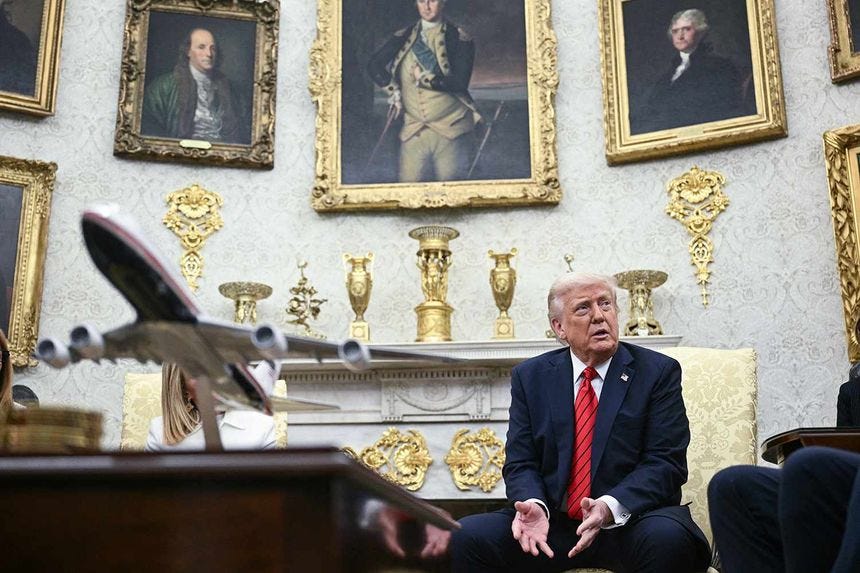 Donald J. Trump in the Oval Office