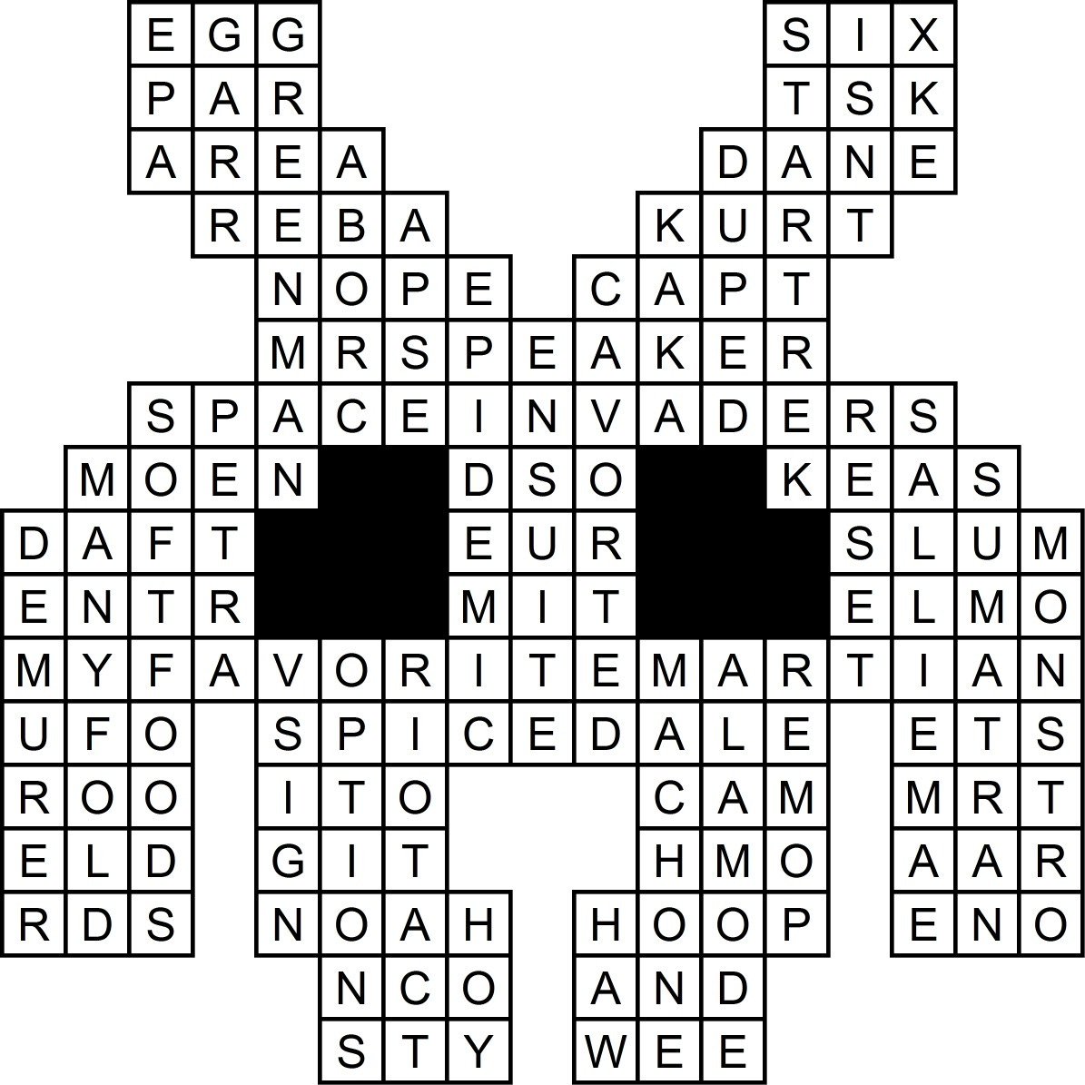 The ubercross diagramless? - t campbell's grid
