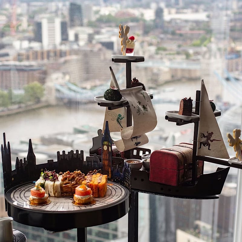 Peter Pan Afternoon Tea at the Aqua Shard