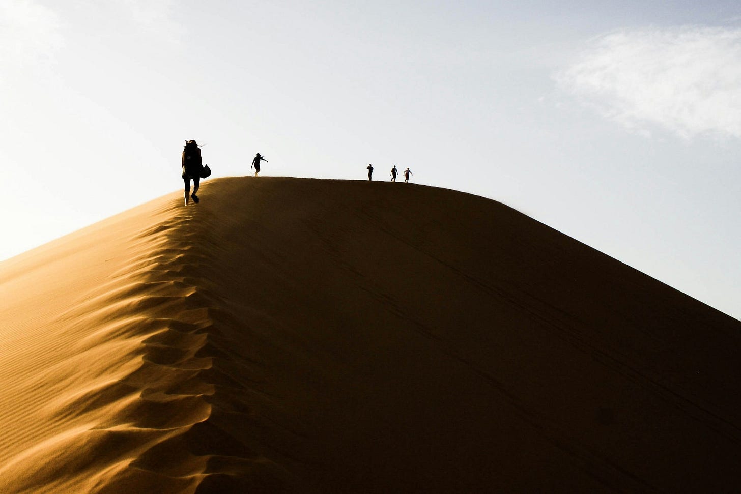people walking in a desert people walking in a desert