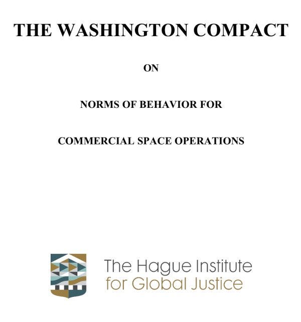 Washington Compact on Norms of Behavior for Commercial Space Operations Cover