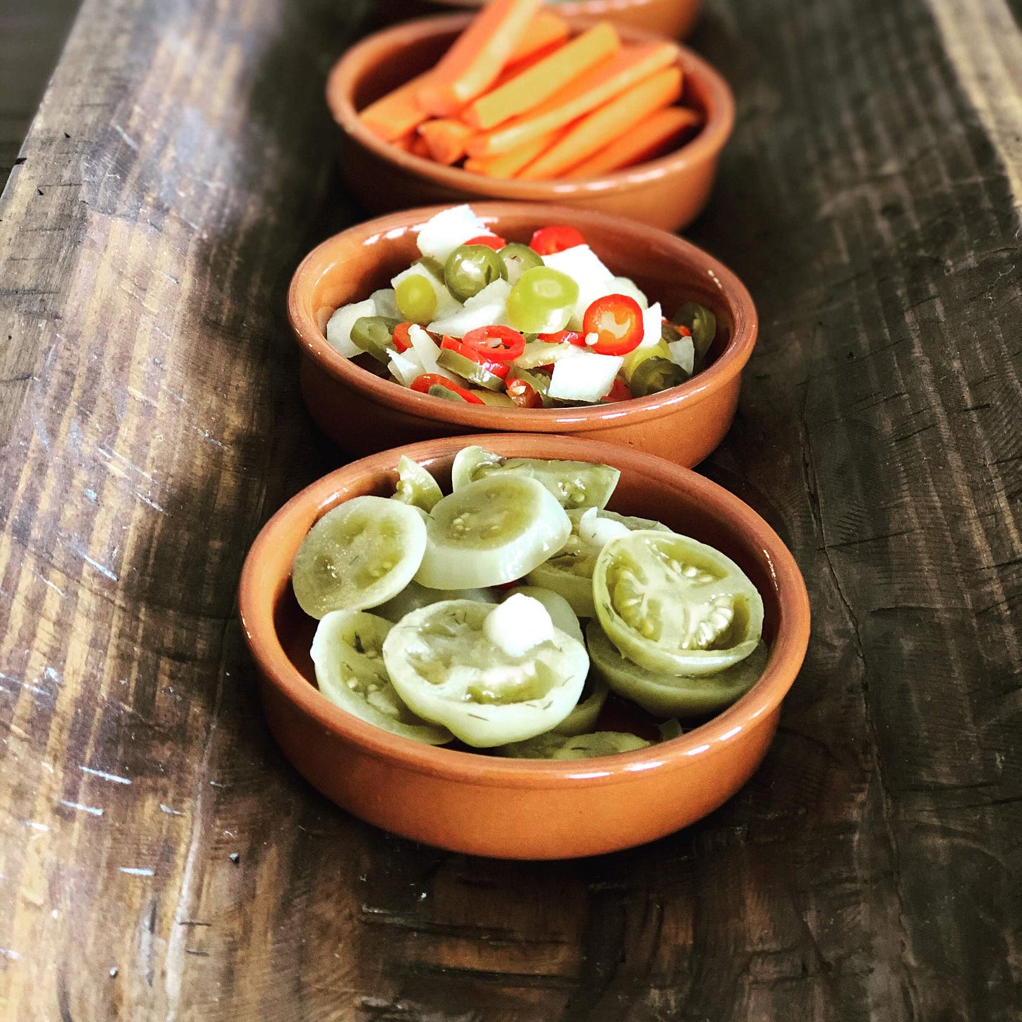 Super Easy Quick Pickled Vegetables