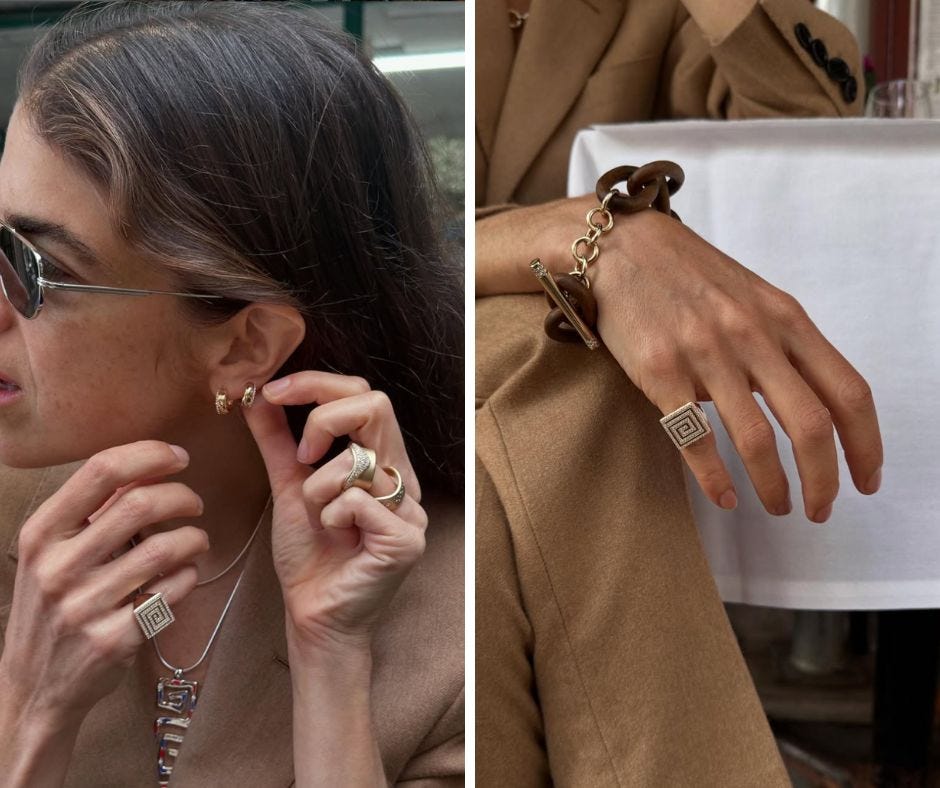 Leandra medine x audry rose jewellery collaboration