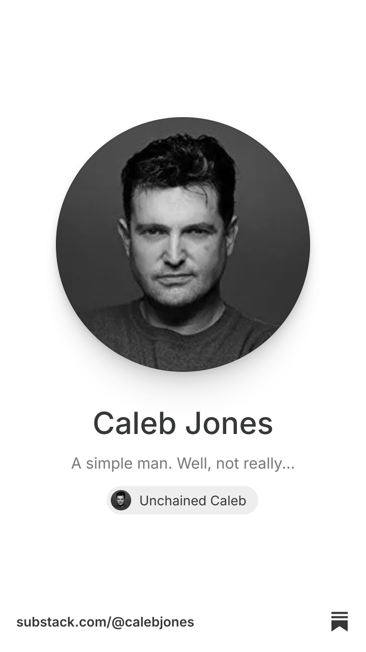 Caleb Jones | Substack